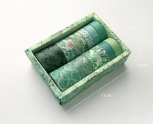 Load image into Gallery viewer, Fresh Green Forest Washi Tape Set - Limited Edition - Original Kawaii Pen
