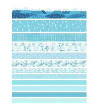 Load image into Gallery viewer, Blue Track Washi Tape Set - Limited Edition - Original Kawaii Pen