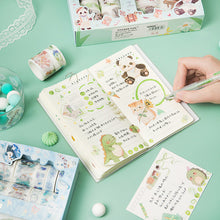 Load image into Gallery viewer, Cute Kawaii Cartoon Washi Tapes + Stickers Set - Original Kawaii Pen