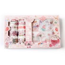 Load image into Gallery viewer, Cute Kawaii Cartoon Washi Tapes + Stickers Set - Original Kawaii Pen