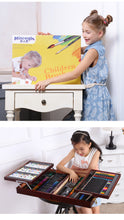Load image into Gallery viewer, Premium Complete Painting Set in Vintage Wooden Box (176pcs) - Original Kawaii Pen