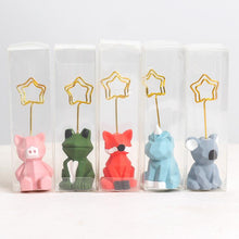 Load image into Gallery viewer, Kawaii Animal Paper Clip Holder (5types) - Original Kawaii Pen