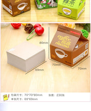 Load image into Gallery viewer, Milk Box Memo Pads (230 Pcs Pack) - Original Kawaii Pen