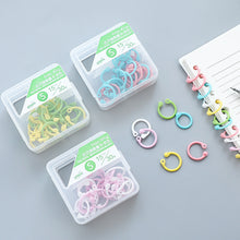 Load image into Gallery viewer, Colorful Binder Rings (2 Boxes a Set) - Original Kawaii Pen