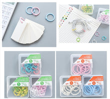 Load image into Gallery viewer, Colorful Binder Rings (2 Boxes a Set) - Original Kawaii Pen