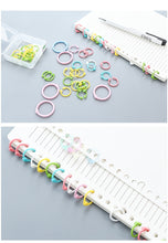 Load image into Gallery viewer, Colorful Binder Rings (2 Boxes a Set) - Original Kawaii Pen