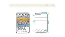 Load image into Gallery viewer, Korean Style Masking Stickers in Classic Tin Box - Original Kawaii Pen