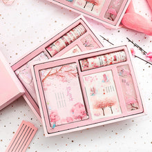 Load image into Gallery viewer, Japanese Sakura Stationery Gift Set
