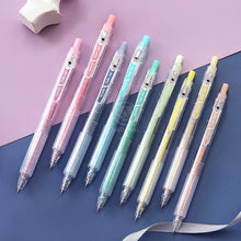 Load image into Gallery viewer, Morandi Pastel Colors Retractable Gen Pen Set (9 Colors) - Original Kawaii Pen