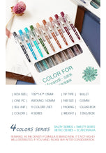 Load image into Gallery viewer, Morandi Pastel Colors Retractable Gen Pen Set (9 Colors) - Original Kawaii Pen
