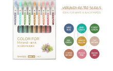 Load image into Gallery viewer, Morandi Pastel Colors Retractable Gen Pen Set (9 Colors) - Original Kawaii Pen