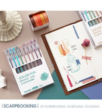 Load image into Gallery viewer, Morandi Pastel Colors Retractable Gen Pen Set (9 Colors) - Original Kawaii Pen