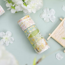 Load image into Gallery viewer, Let's Dream Together Gold Foiled Washi Tape Set - Original Kawaii Pen