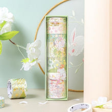Load image into Gallery viewer, Let's Dream Together Gold Foiled Washi Tape Set - Original Kawaii Pen