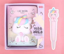 Load image into Gallery viewer, Signature Leather 3D Kawaii Animal Notebook Set - Original Kawaii Pen