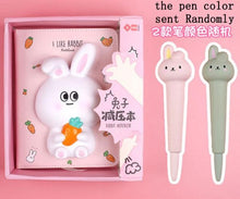 Load image into Gallery viewer, Signature Leather 3D Kawaii Animal Notebook Set - Original Kawaii Pen