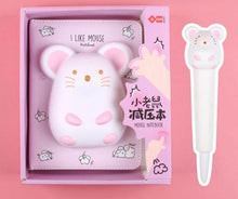 Load image into Gallery viewer, Signature Leather 3D Kawaii Animal Notebook Set - Original Kawaii Pen