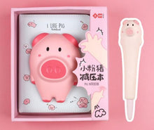 Load image into Gallery viewer, Signature Leather 3D Kawaii Animal Notebook Set - Original Kawaii Pen