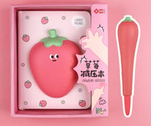 Load image into Gallery viewer, Signature Leather 3D Kawaii Animal Notebook Set - Original Kawaii Pen