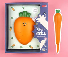 Load image into Gallery viewer, Signature Leather 3D Kawaii Animal Notebook Set - Original Kawaii Pen