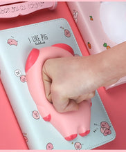 Load image into Gallery viewer, Signature Leather 3D Kawaii Animal Notebook Set - Original Kawaii Pen