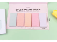 Load image into Gallery viewer, Pastel Color Palette Sticky Notes