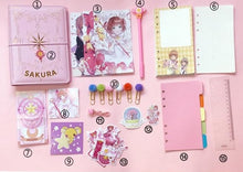 Load image into Gallery viewer, Pink Sakura Leather Notebook Planner (A6)