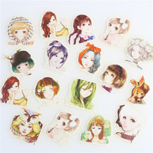 Load image into Gallery viewer, Kawaii Girl Cartoon Stickers - Original Kawaii Pen
