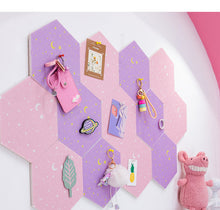 Load image into Gallery viewer, 3D Hexagon Moon & Star Message Board Set (7pcs) - Original Kawaii Pen