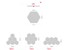 Load image into Gallery viewer, 3D Hexagon Moon & Star Message Board Set (7pcs) - Original Kawaii Pen