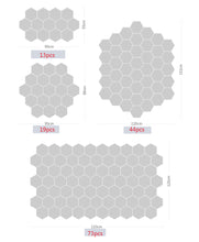 Load image into Gallery viewer, 3D Hexagon Moon & Star Message Board Set (7pcs) - Original Kawaii Pen