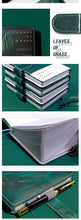 Load image into Gallery viewer, Leaves of Green Leather Notebook Planner