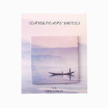 Load image into Gallery viewer, Natural Landscape Sticky Notes - Original Kawaii Pen