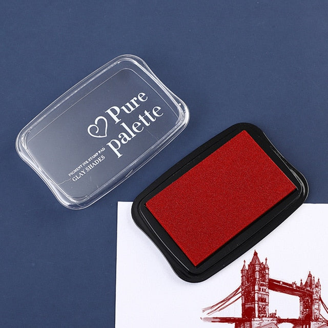 Classic Pure Pallet Ink Pad Stamps ( 12 colors ) – Original Kawaii Pen
