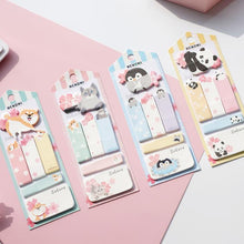 Load image into Gallery viewer, Nekoni Sakura & Animals Sticky Note Set - Original Kawaii Pen