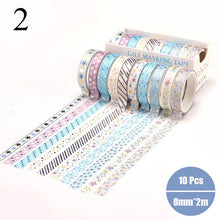 Load image into Gallery viewer, Exclusive Gold Foiled Washi Tape Set - (6 Designs)