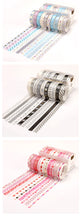 Load image into Gallery viewer, Exclusive Gold Foiled Washi Tape Set - (6 Designs)