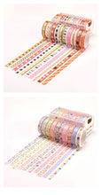 Load image into Gallery viewer, Exclusive Gold Foiled Washi Tape Set - (6 Designs)