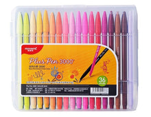 Load image into Gallery viewer, Monami Watercolor Fiber Tip Brush Pen