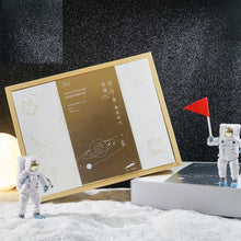 Load image into Gallery viewer, Golden Planet Notebook Set+USB Lamp