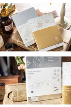 Load image into Gallery viewer, Golden Planet Notebook Set+USB Lamp