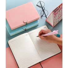 Load image into Gallery viewer, Magnetic Lock Leather Notebook (A5)