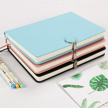 Load image into Gallery viewer, Magnetic Lock Leather Notebook (A5)