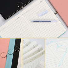 Load image into Gallery viewer, Magnetic Lock Leather Notebook (A5)