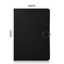 Load image into Gallery viewer, Magnetic Lock Leather Notebook (A5)
