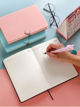 Load image into Gallery viewer, Magnetic Lock Leather Notebook (A5)
