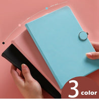 Load image into Gallery viewer, Magnetic Lock Leather Notebook (A5)