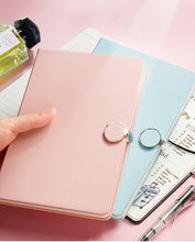 Load image into Gallery viewer, Magnetic Lock Leather Notebook (A5)