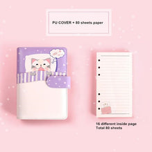 Load image into Gallery viewer, Dreaming Kitty Notebook Sets (8 Types)