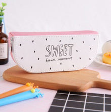 Load image into Gallery viewer, Sliced Fruits Leather Pencil Case